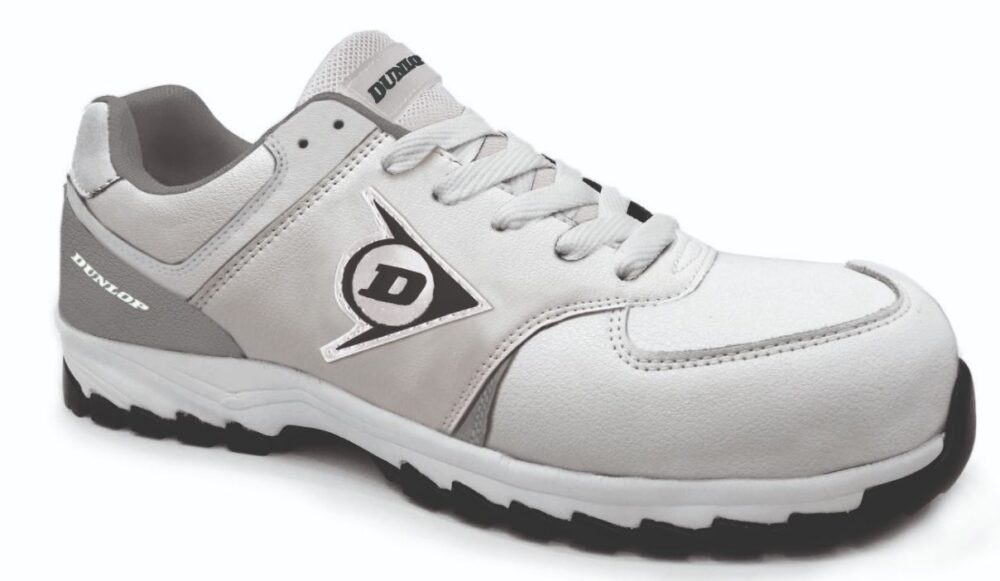 Półbuty robocze S3 DUNLOP FLYING ARROW białe metal free