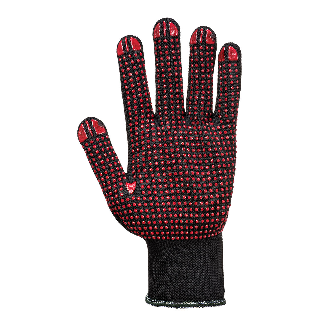 Rękawica Polka nylonowa i nakrapiana — Czarny - obrazek 3