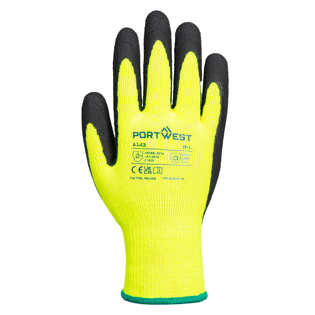 Rękawica Thermal Soft Grip — Żółty / Czarny - obrazek 2