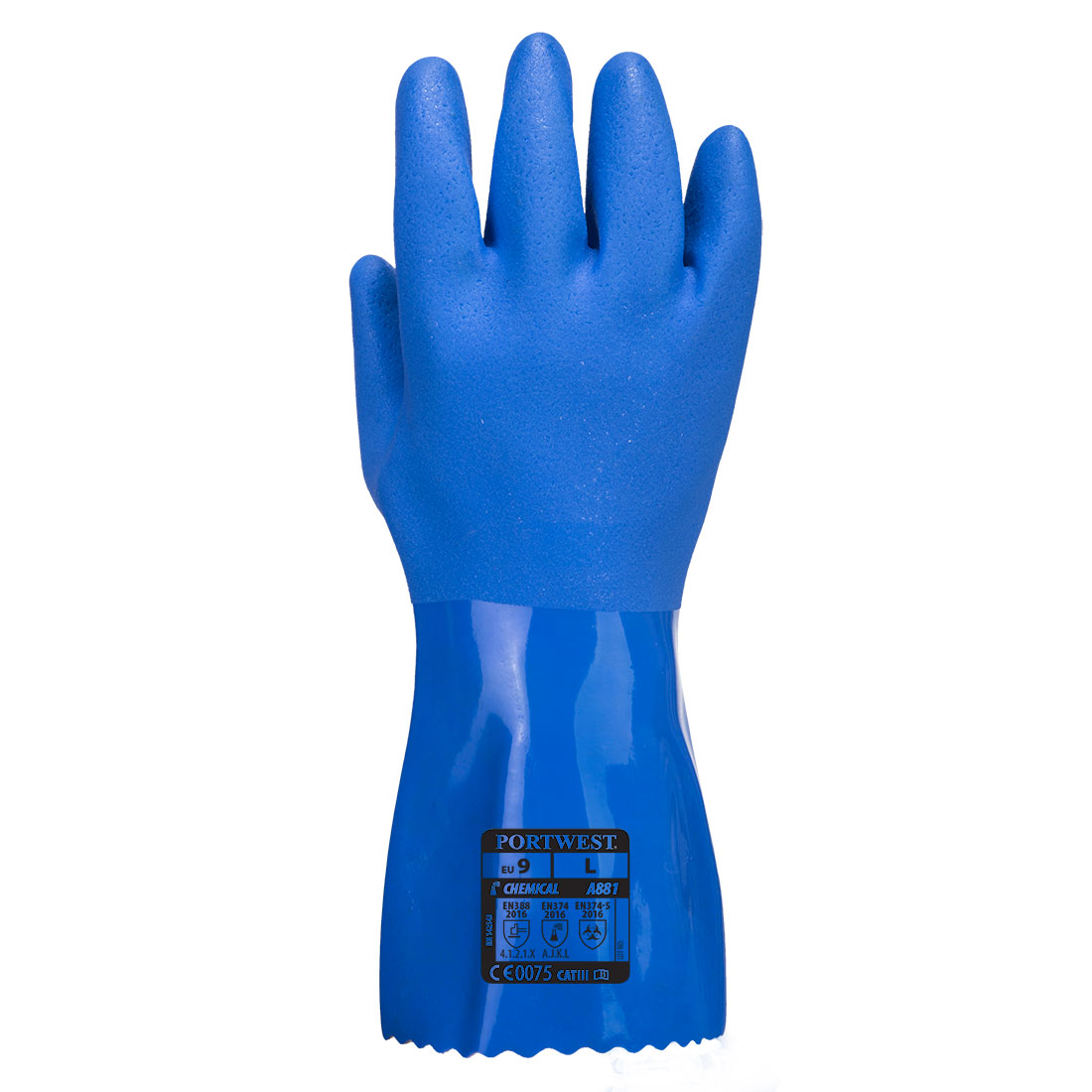 Rękawica PCV Marine Ultra Chem — Niebieski - obrazek 2