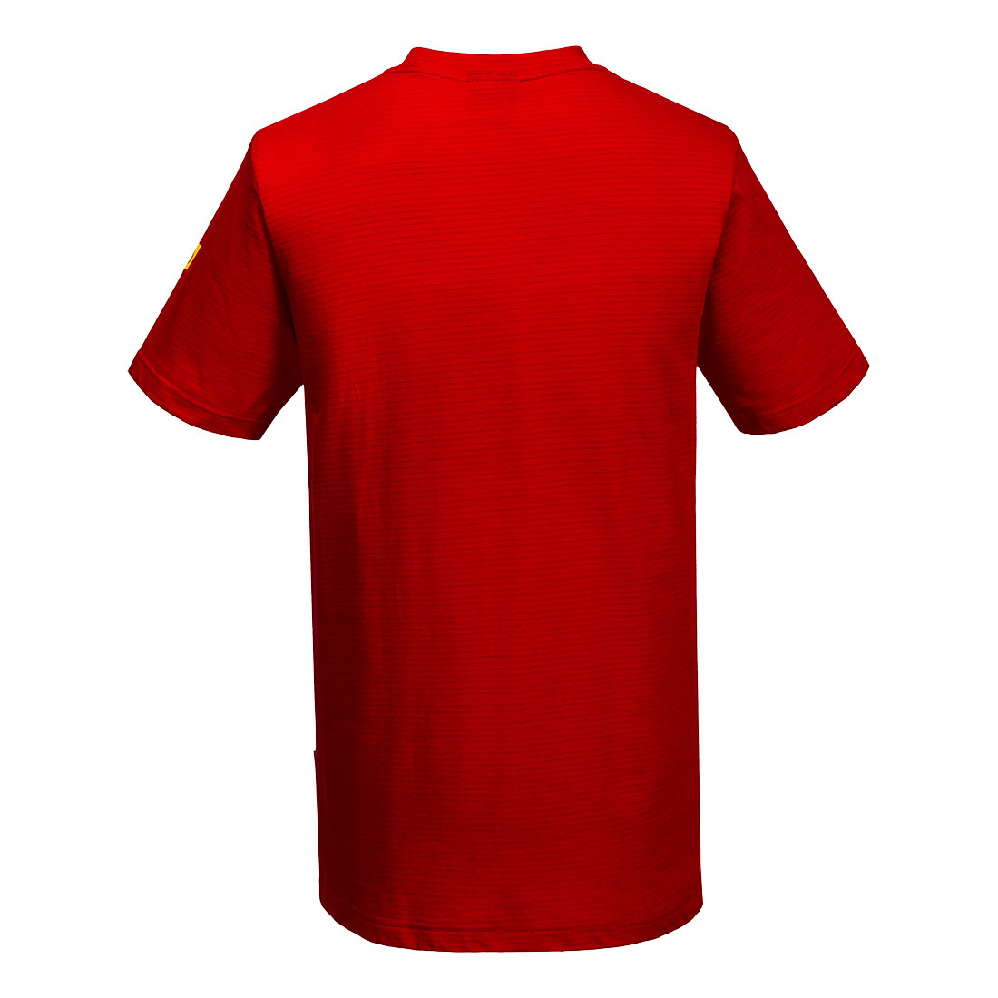 T-shirt antyelektrostatyczny ESD — Głęboki Czerwony - obrazek 2