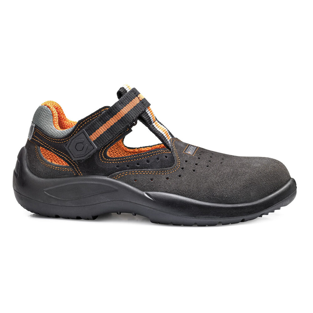 Sandał Summer S1P SRC — Szary / Pomarańcz