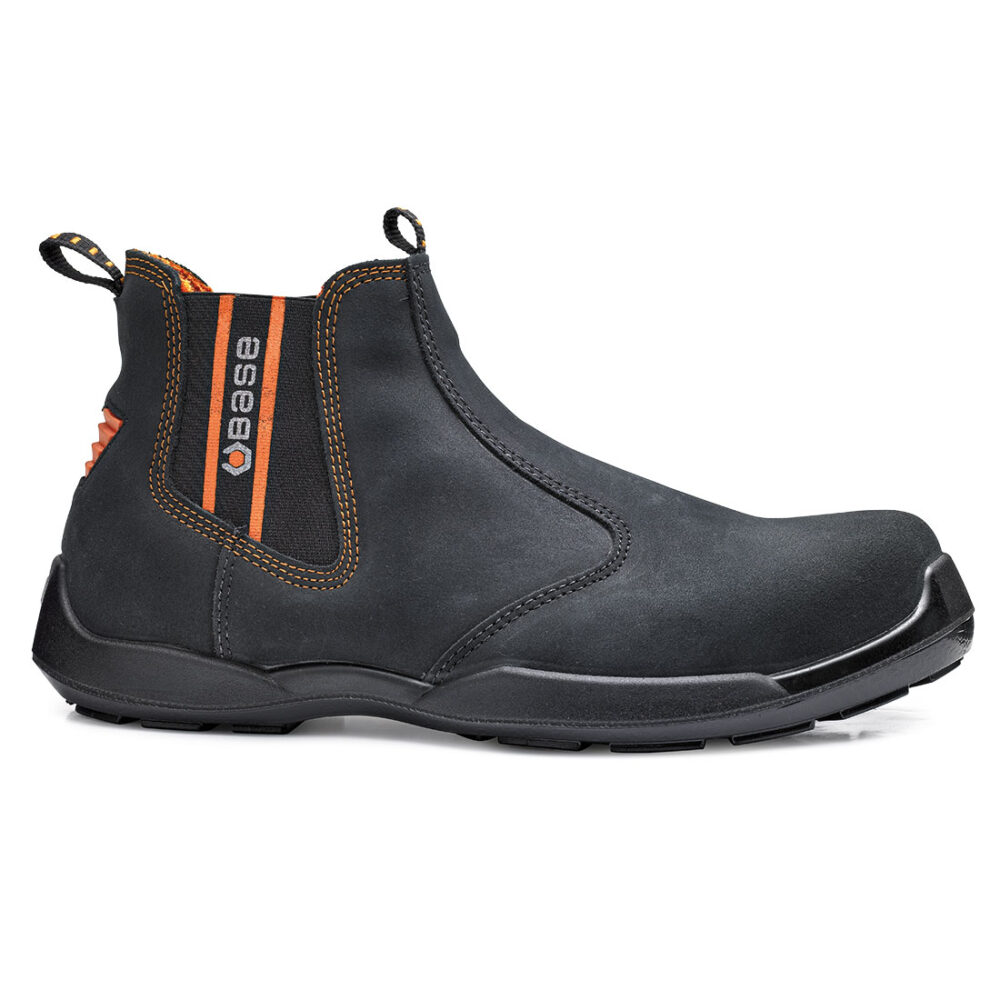 Trzewik Dealer Ankle S1P SRC — Czarny / Pomarańcz