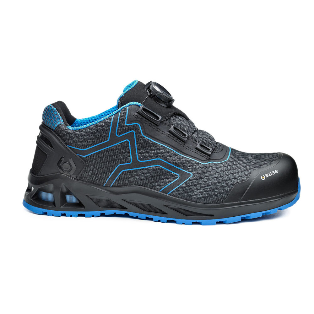 Półbut K-Trek S1P HRO SRC — Czarny / Niebieski