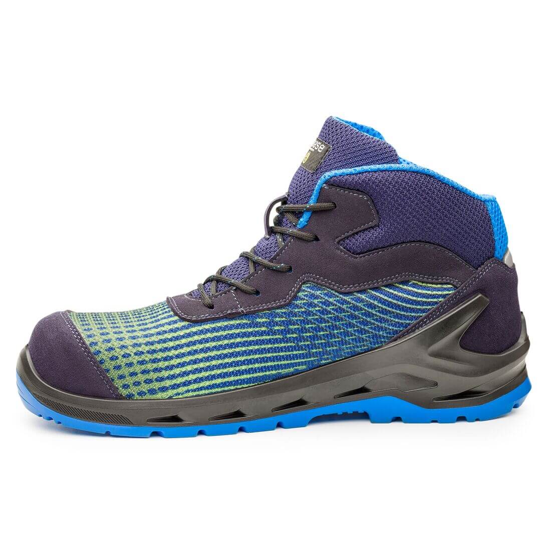 i-Cyber Fluo Top S1P ESD SRC — Granatowy / Fluorescencyjny - obrazek 2