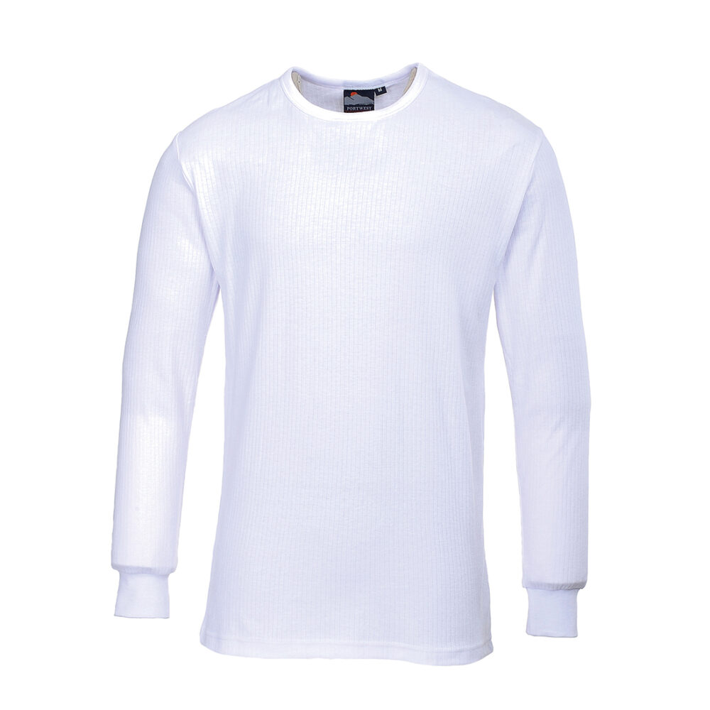 T-Shirt termoaktywny z długimi rękawami — Biały