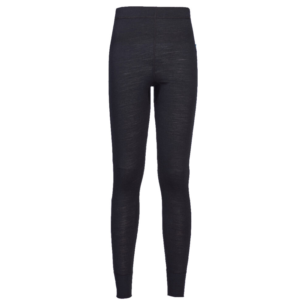 Legginsy z wełny Merino — Czarny