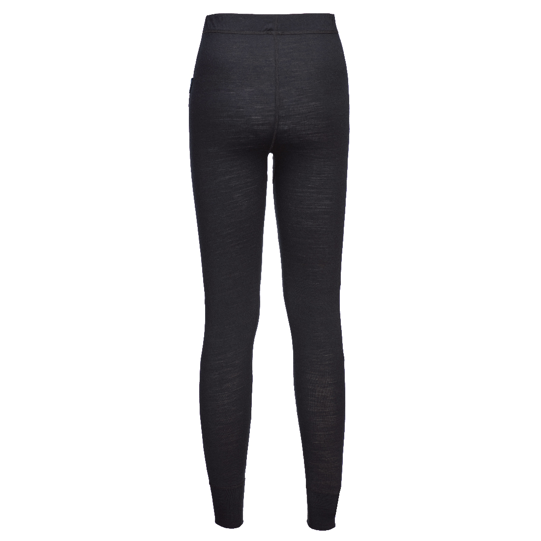 Legginsy z wełny Merino — Czarny - obrazek 2