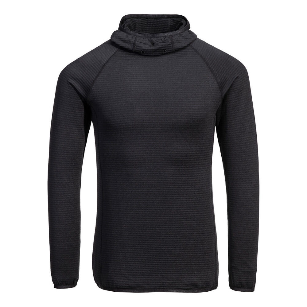 Bluza polarowa Waffle — Czarny