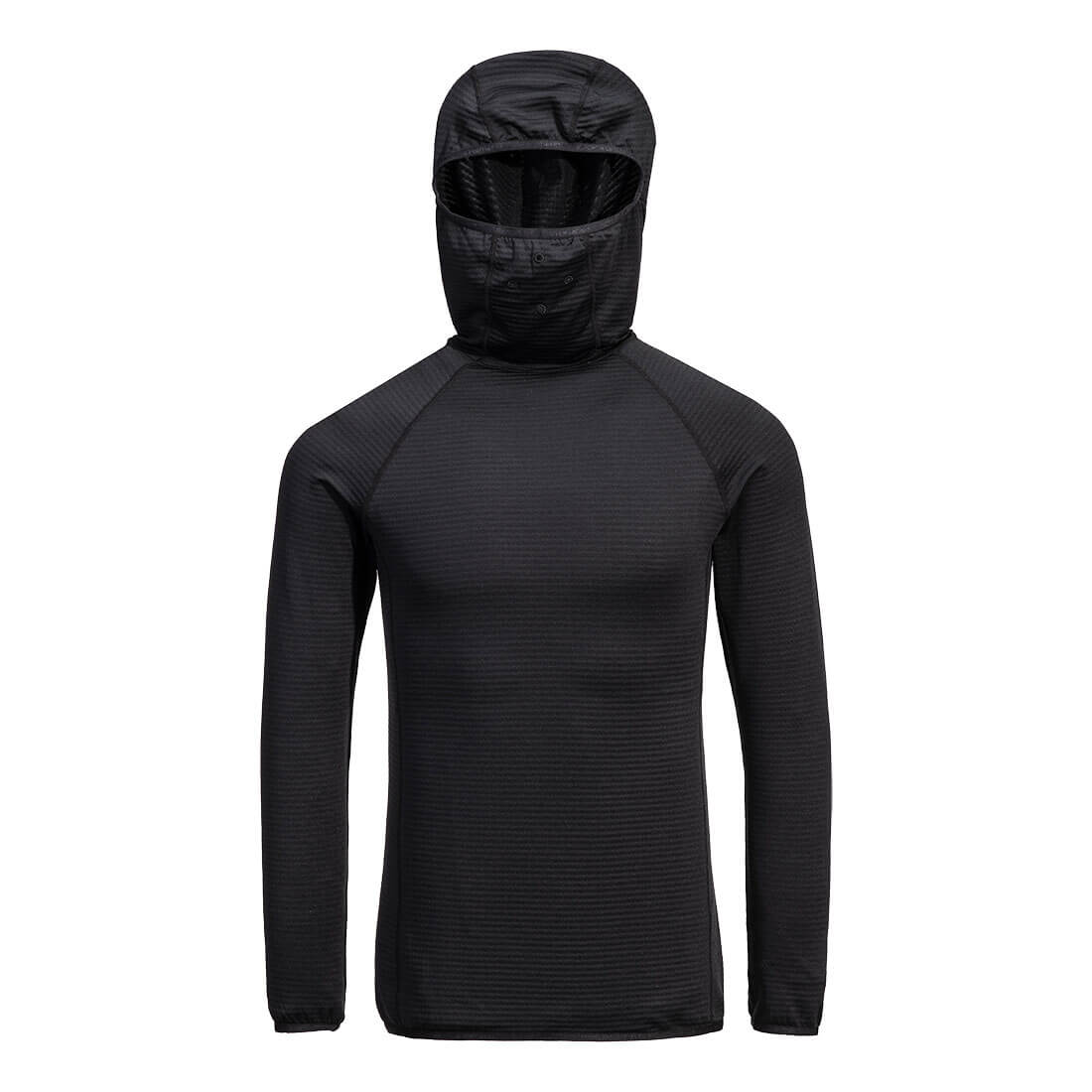 Bluza polarowa Waffle — Czarny - obrazek 3