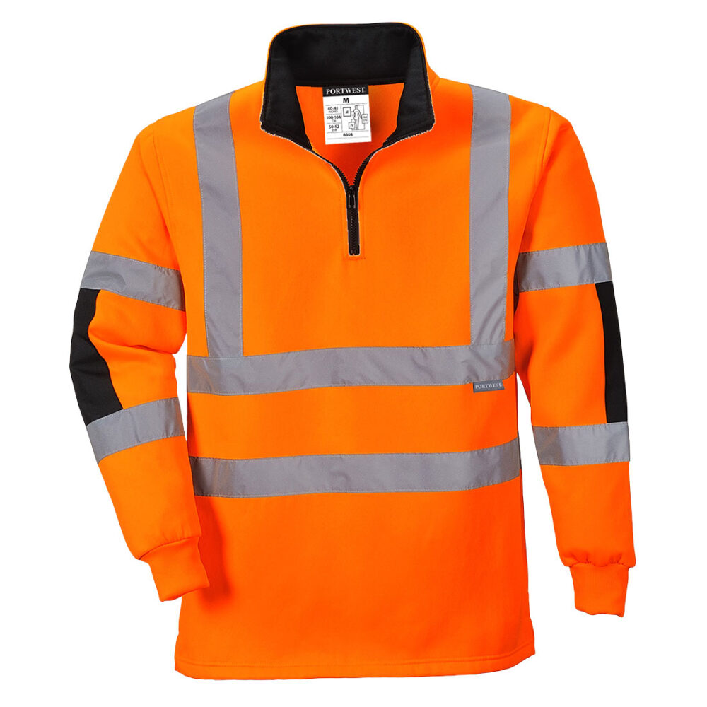 Bluza ostrzegawcza Xenon Rugby — Pomarańczowy