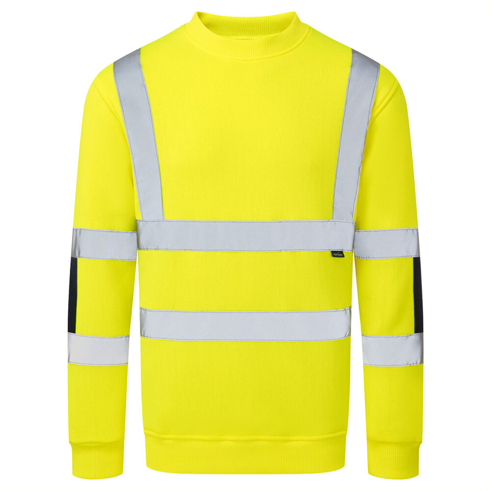 Hi-Vis Knit Sweatshirt — Żółty