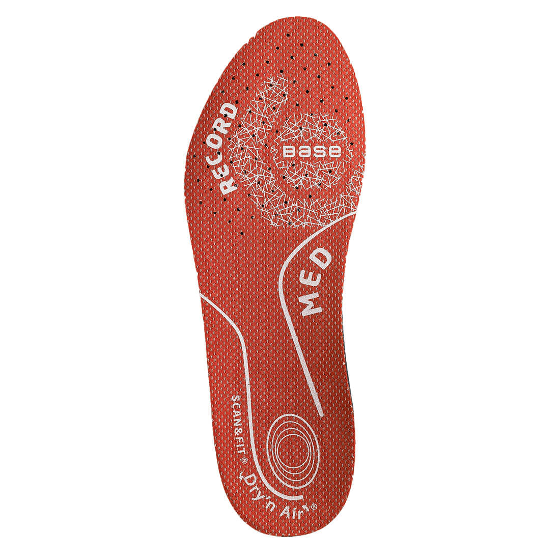 Dry'N Air Scan&Fit Record Med — Czerwony