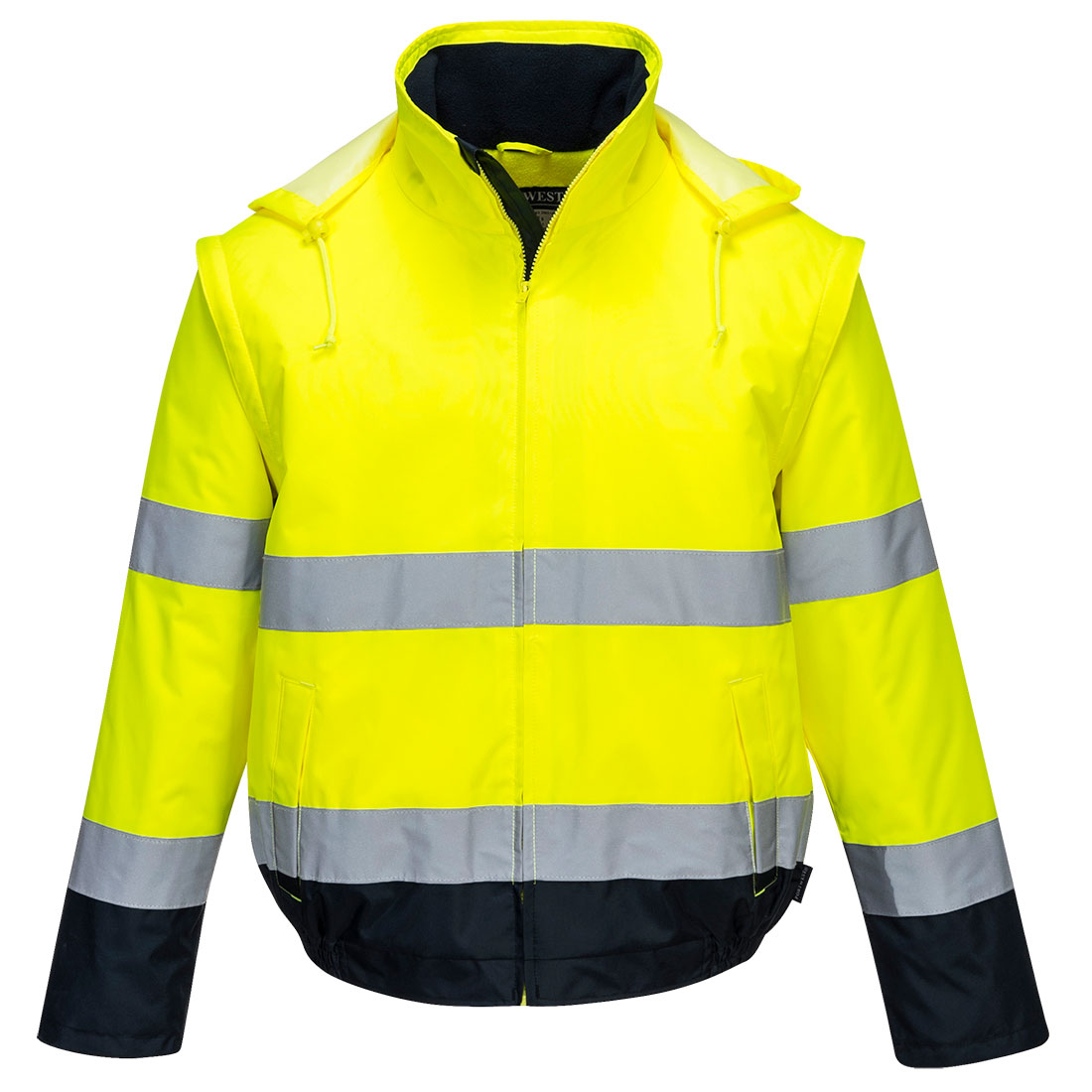 Kurtka ostrzegawcza 2 w 1 Essential Bomber — Yellow/Navy