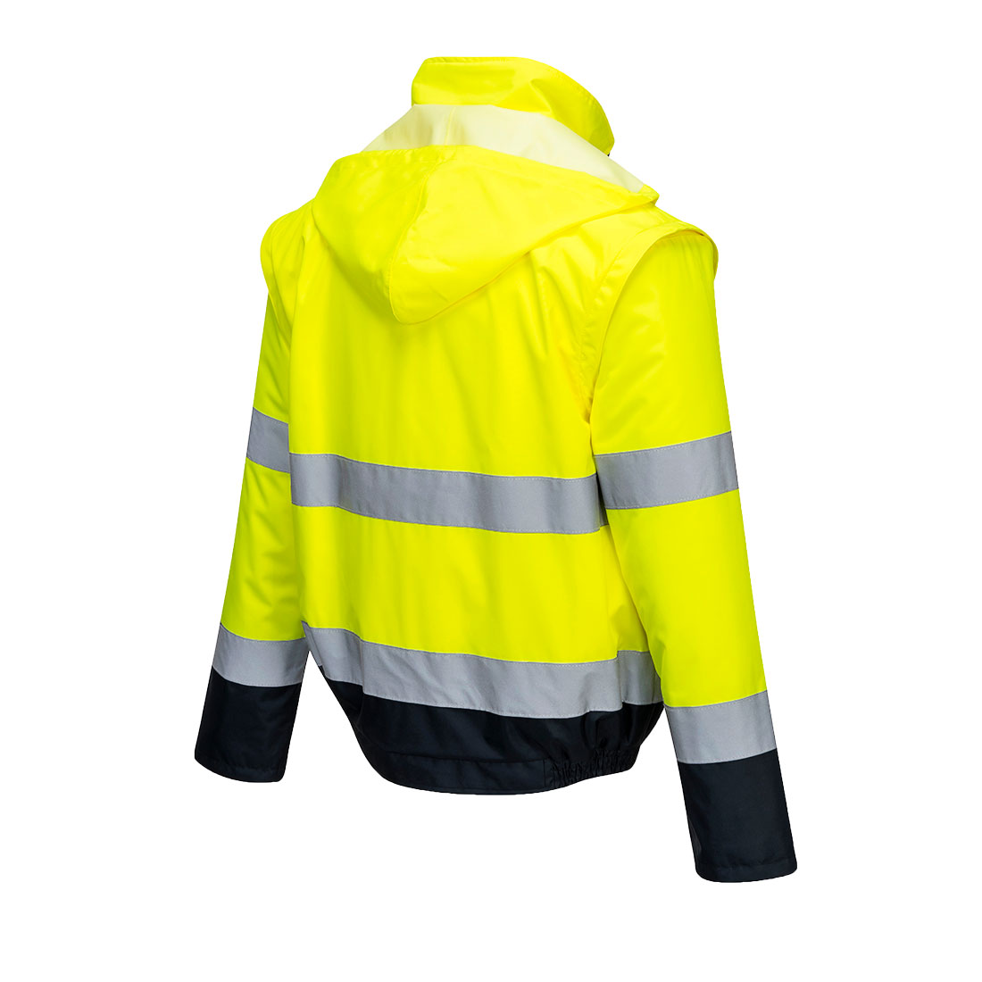 Kurtka ostrzegawcza 2 w 1 Essential Bomber — Yellow/Navy - obrazek 4