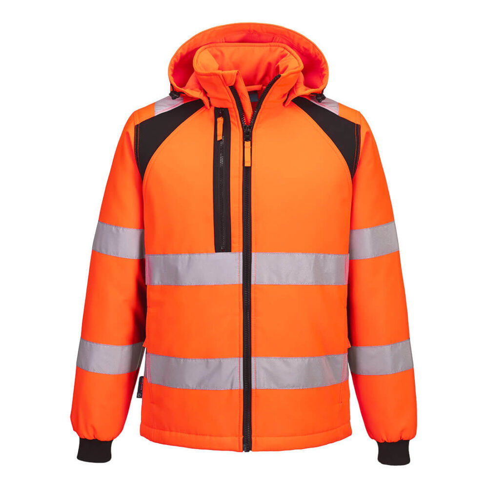 Softshell ocieplany WX2 (2L) — Pomarańczowy / Czarny