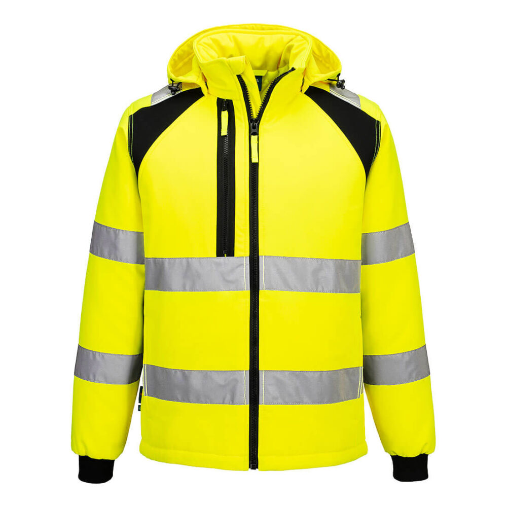 Softshell ocieplany WX2 (2L) — Żółty / Czarny