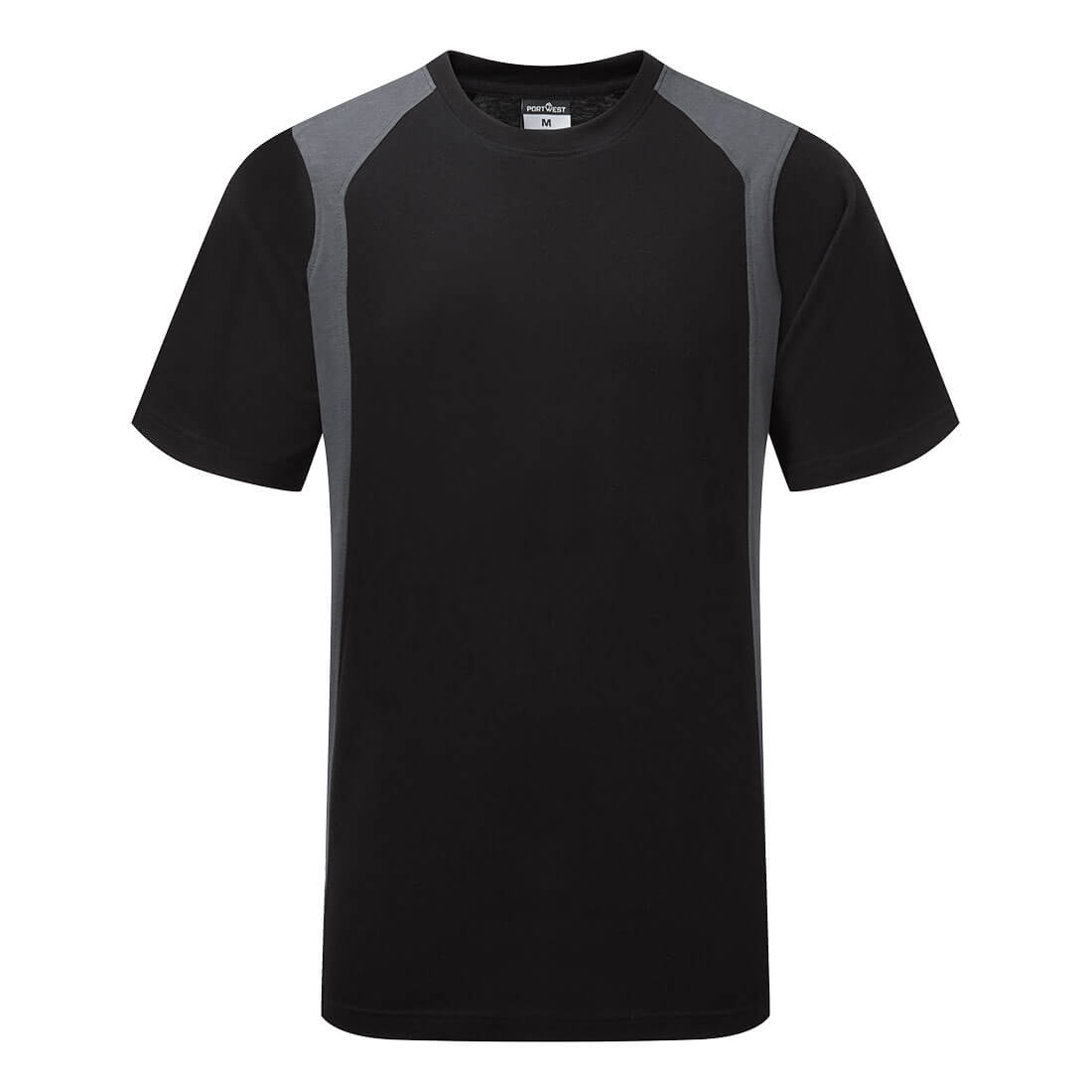 WX2 Lightweight Cotton T-Shirt S/S — Czarny / Szary