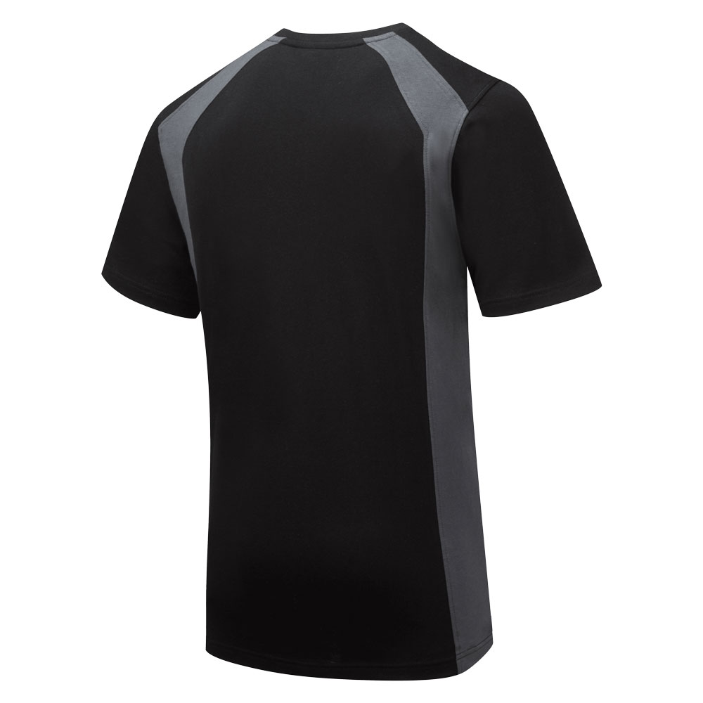WX2 Lightweight Cotton T-Shirt S/S — Czarny / Szary - obrazek 3