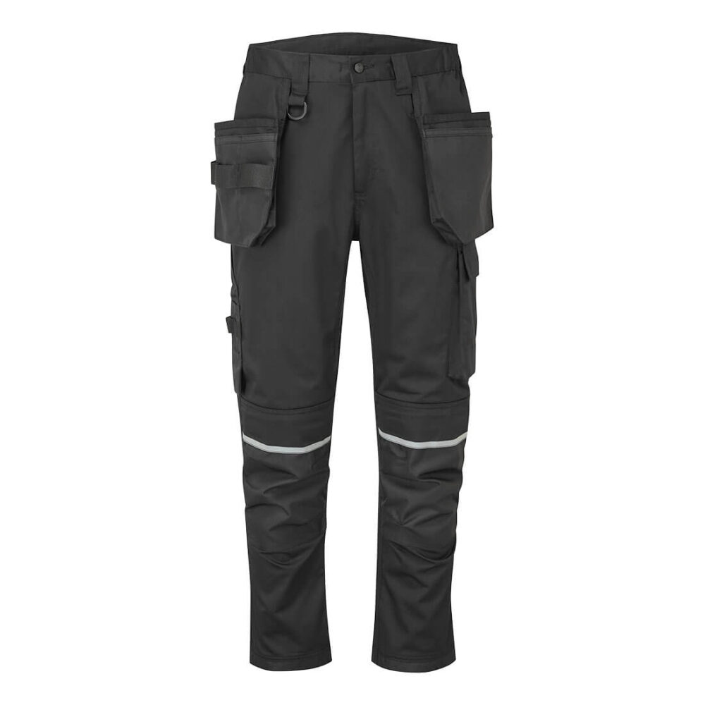 Spodnie z kieszeniami kaburowymi WX2 Stretch — Czarny (krótki)