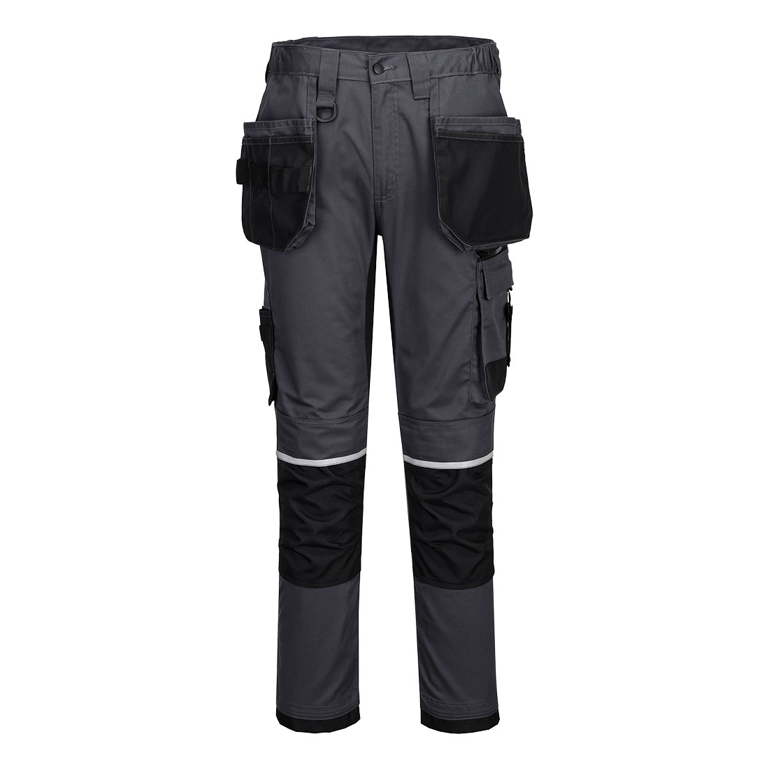 Spodnie z kieszeniami kaburowymi WX2 Stretch — Szary Metaliczny