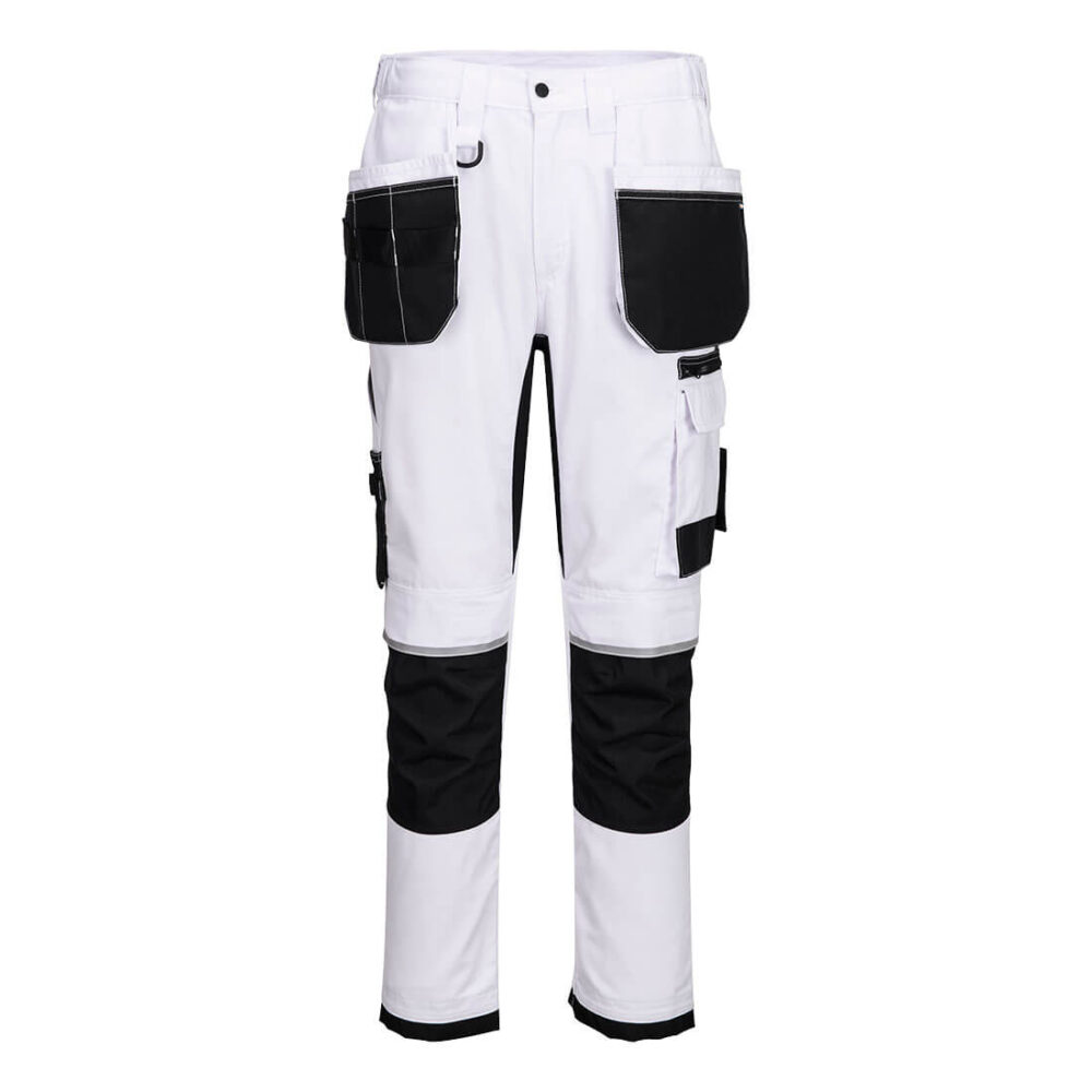 Spodnie z kieszeniami kaburowymi WX2 Stretch — Biały