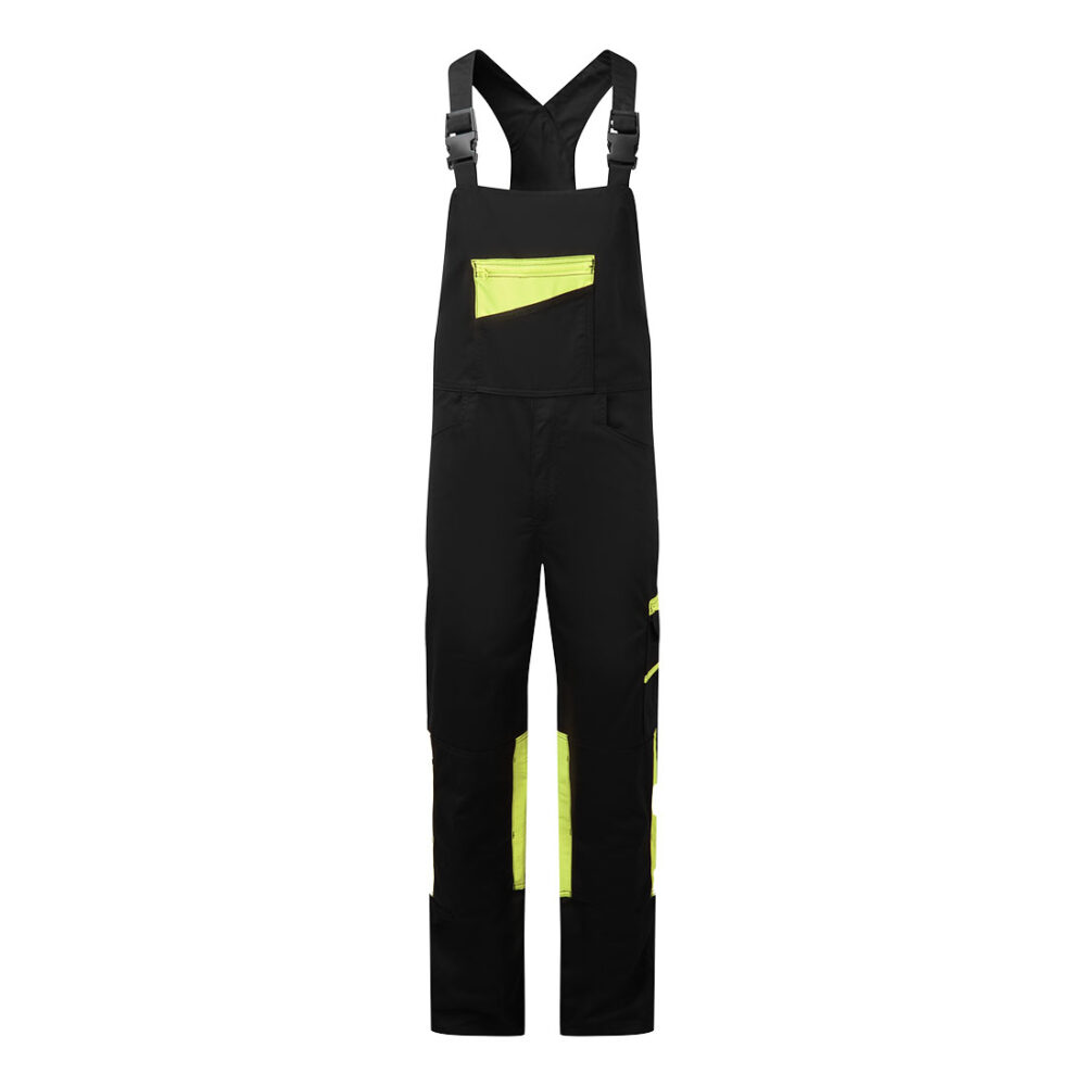 Ogrodniczki WX2 Eco Stretch — Czarny / Żółty