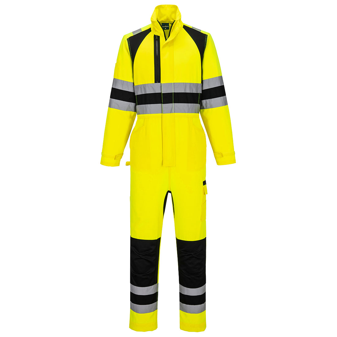 Kombinezon ostrzegawczy WX2 Eco — Żółty / Czarny