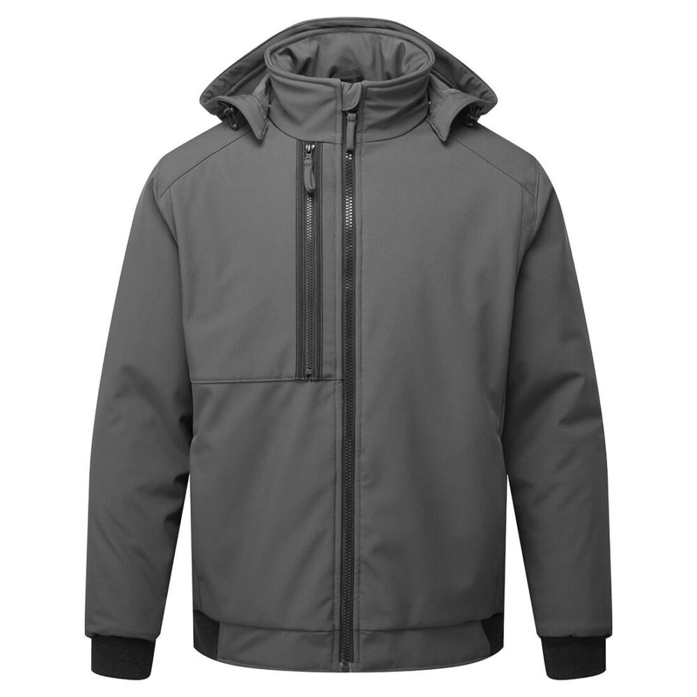 Ocieplany softshell WX2 Eco (2L) — Szary Metaliczny