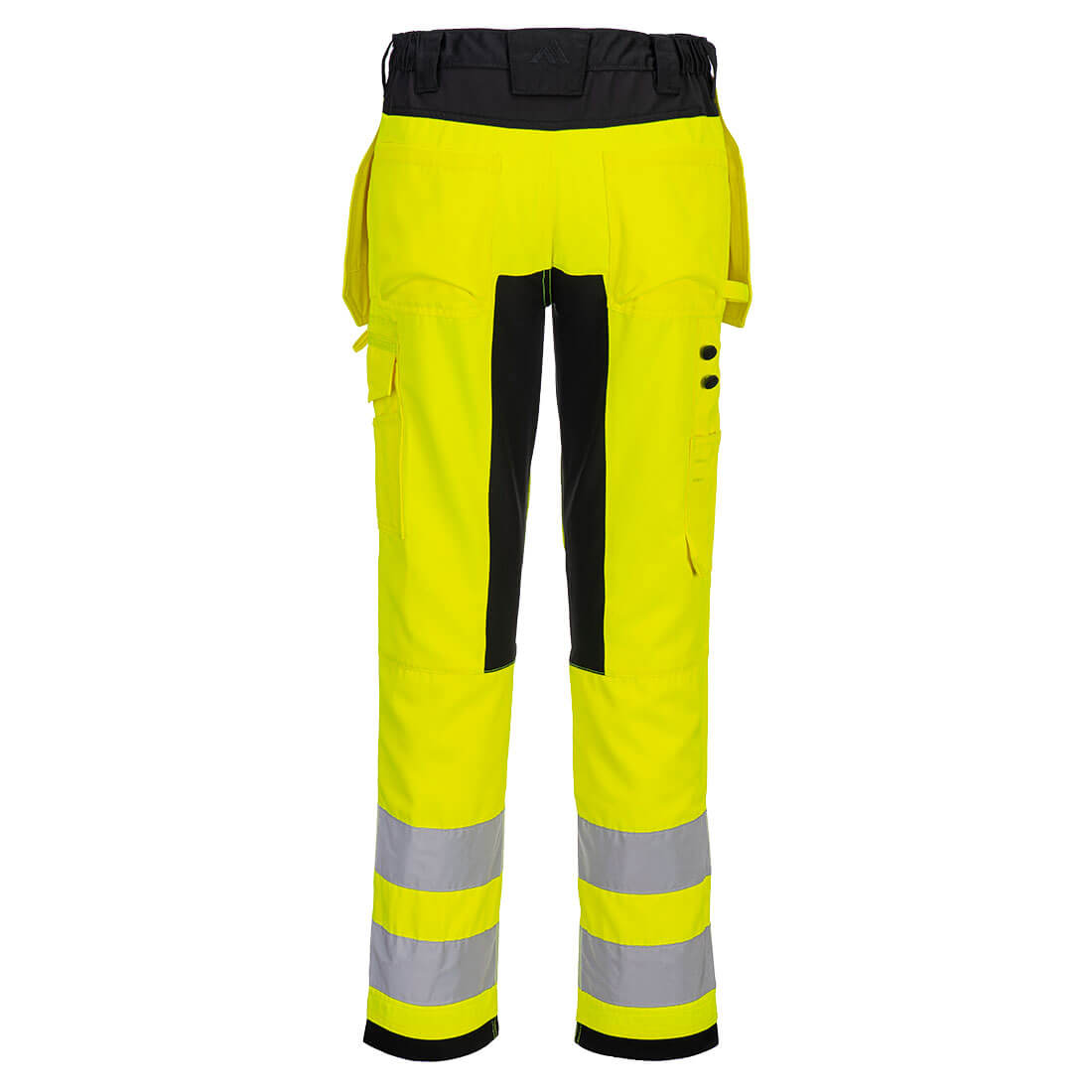 Spodnie ostrzegawcze WX2 Eco z kaburami — Żółty / Czarny - obrazek 2
