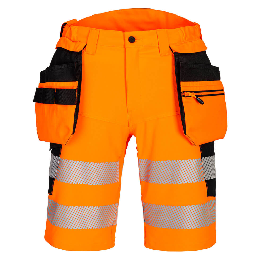Spodenki ostrzegawcze DX4 z kaburami — Pomarańczowy / Czarny