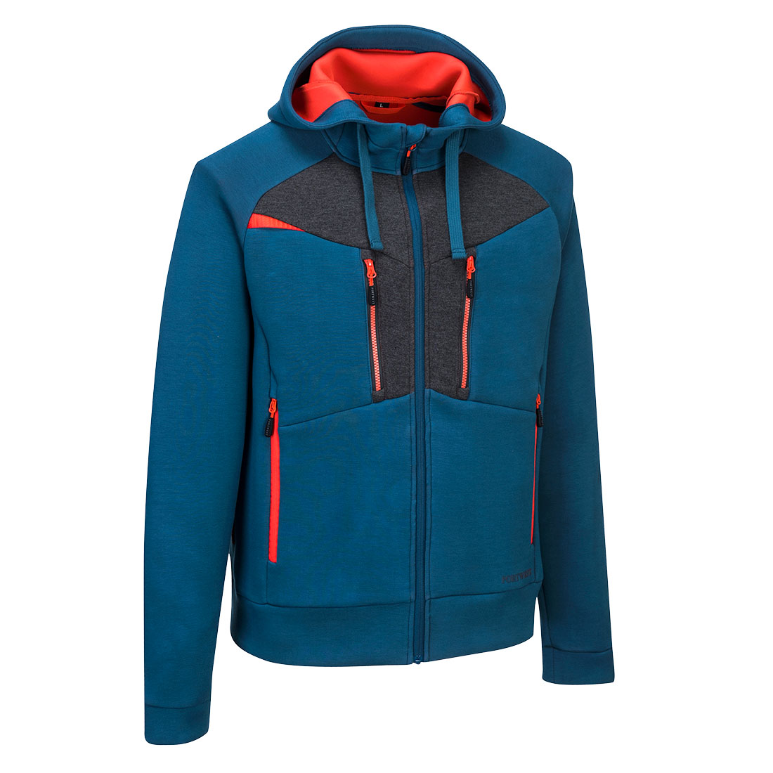 Bluza z kapturem DX4 — Metro Blue - obrazek 3