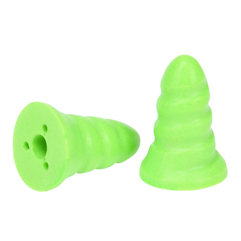 Disposable PU Ear Plugs Low Attenuation (200 pairs) — Zielony
