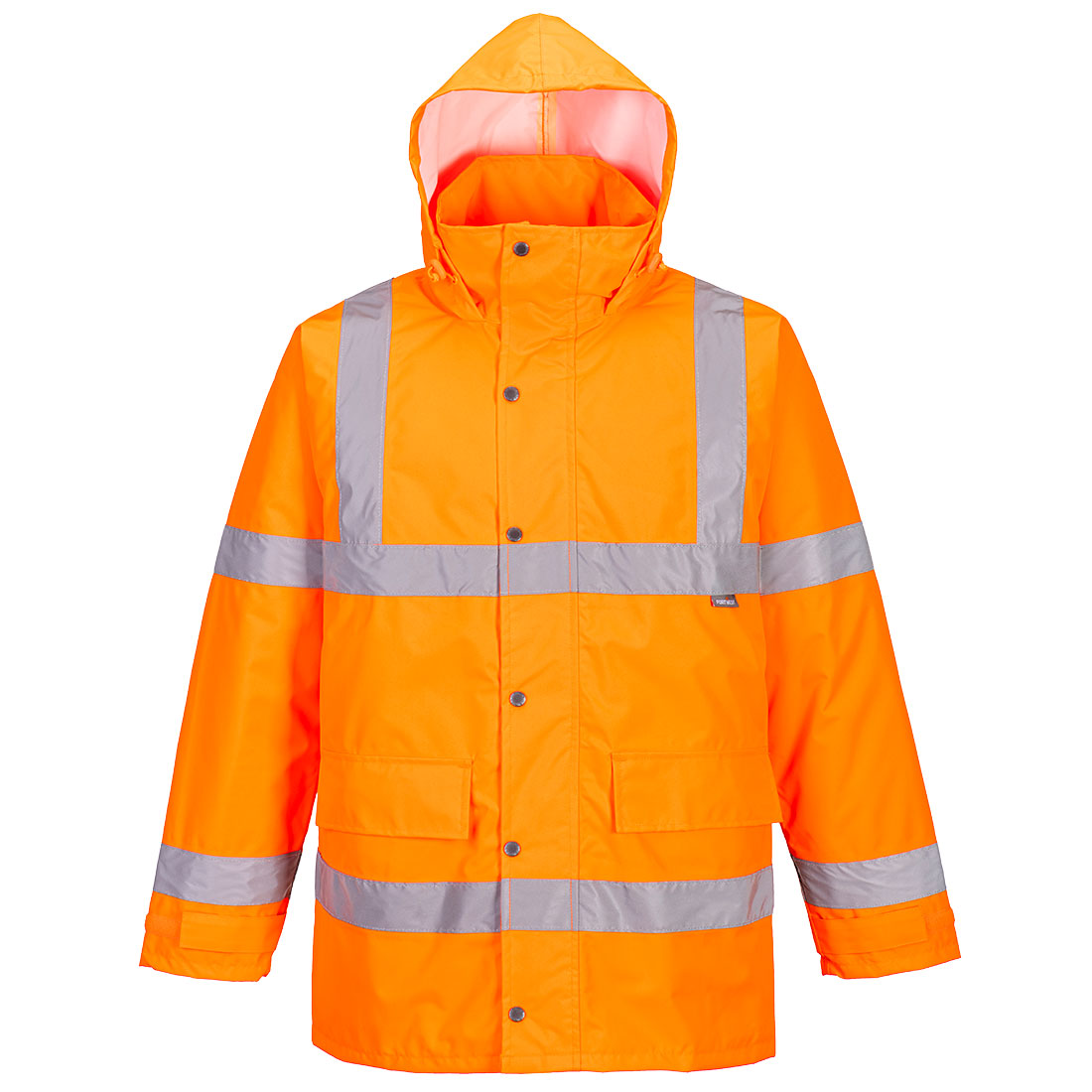 Essential Hi-Vis Winter Traffic Jacket — Orange
