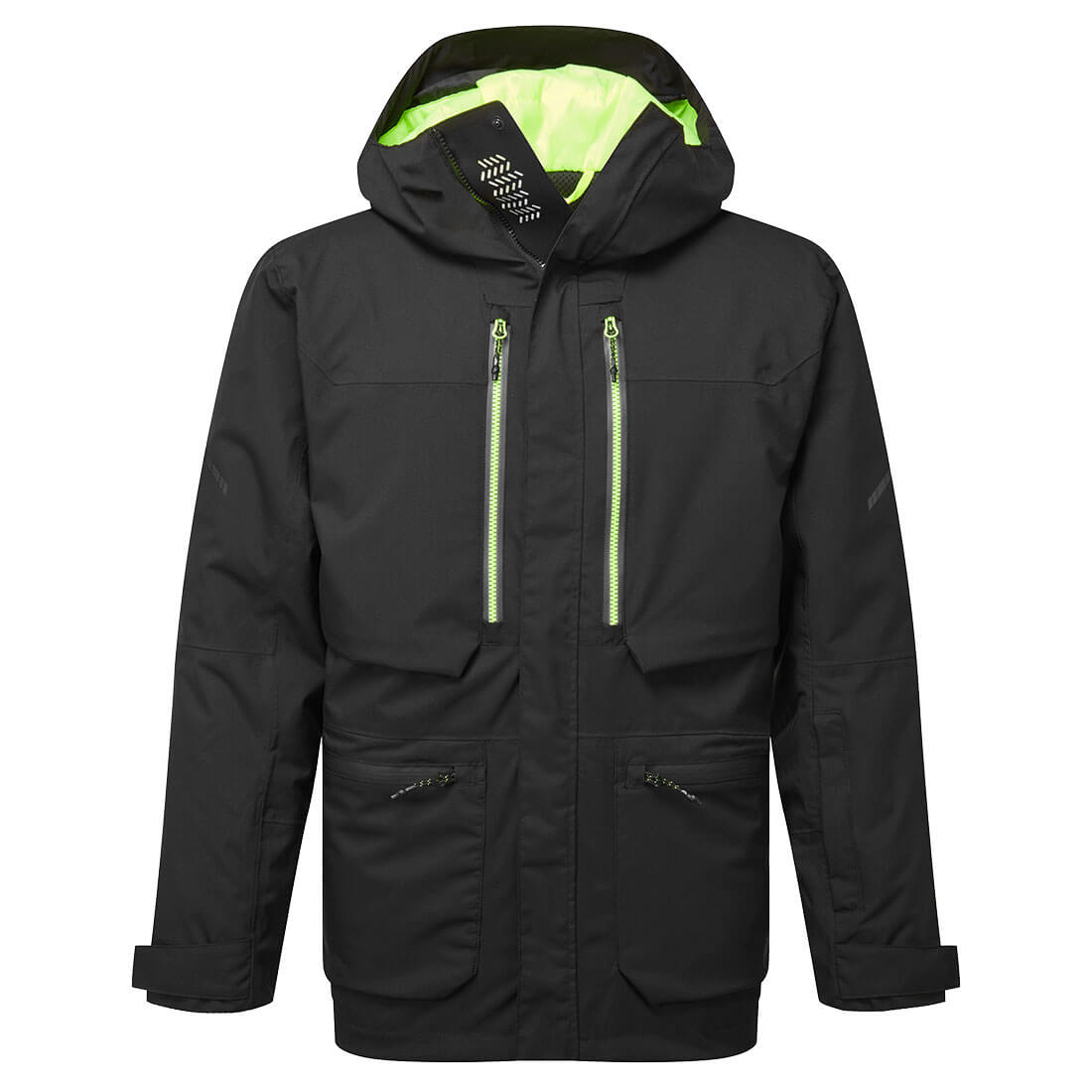 Kurtka zimowa parka EV4 — Czarny (wysoki)