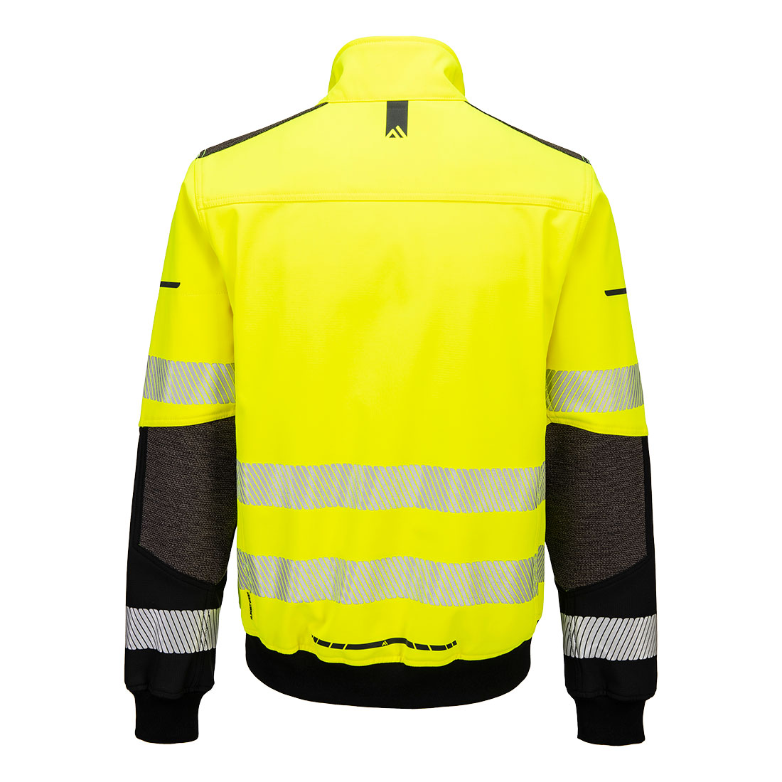 EV4 Softshell ostrzegawczy Bomber (3L) — Żółty / Czarny - obrazek 2