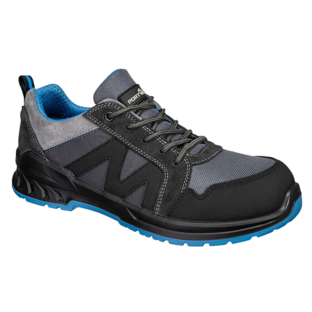 Półbuty zamszowo tekstylne Composite S1PS SR FO — Czarny / Niebieski