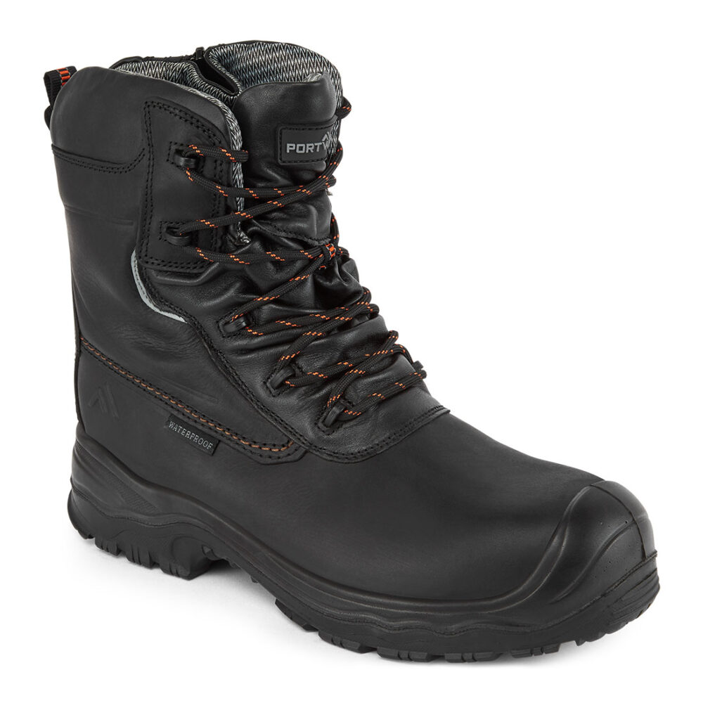 Trzewik traction; wysokość 18cm S7L ESD HRO CI FO — Czarny