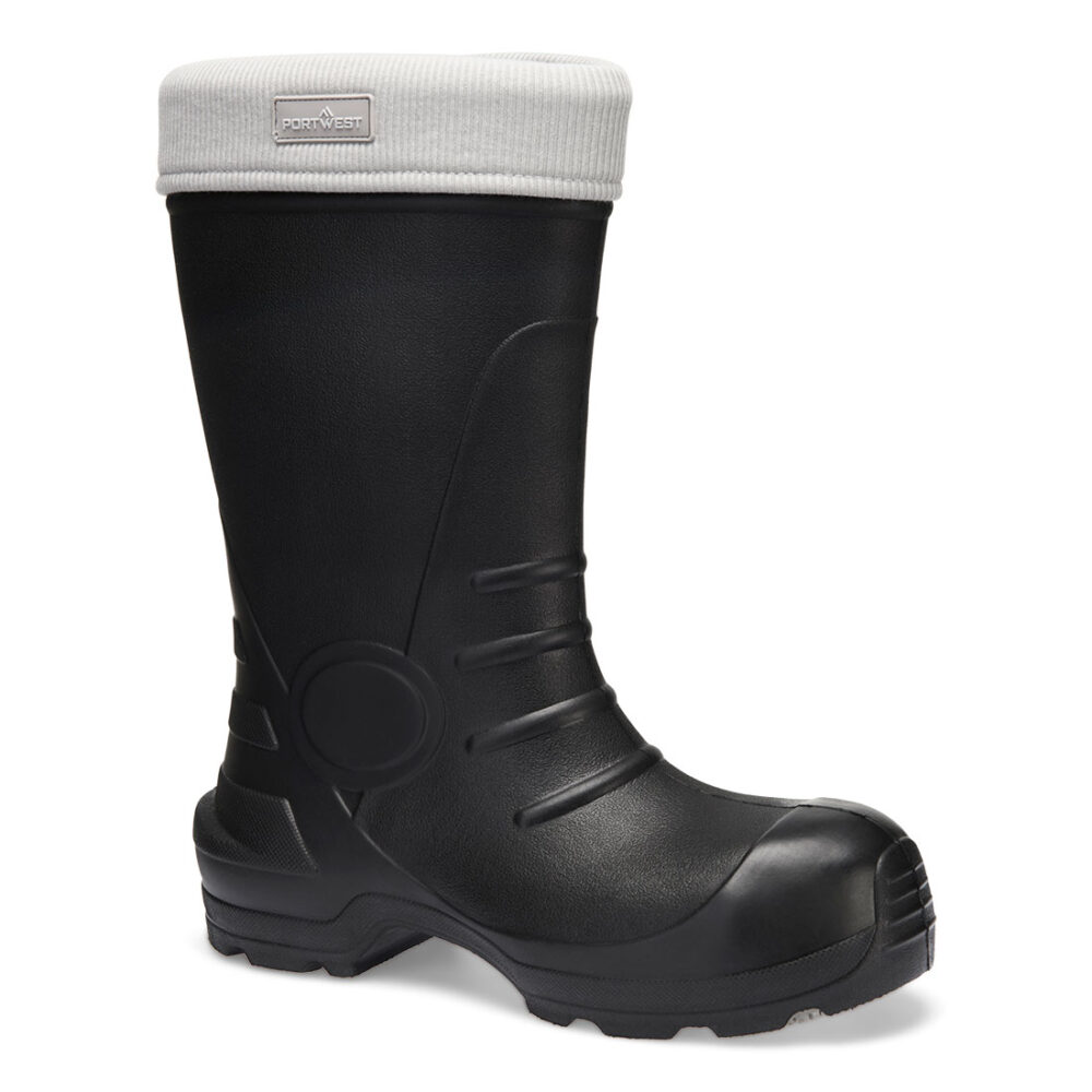 Kompozytowe buty gumowe EVA Wellington S5S CI SR — Czarny / Szary