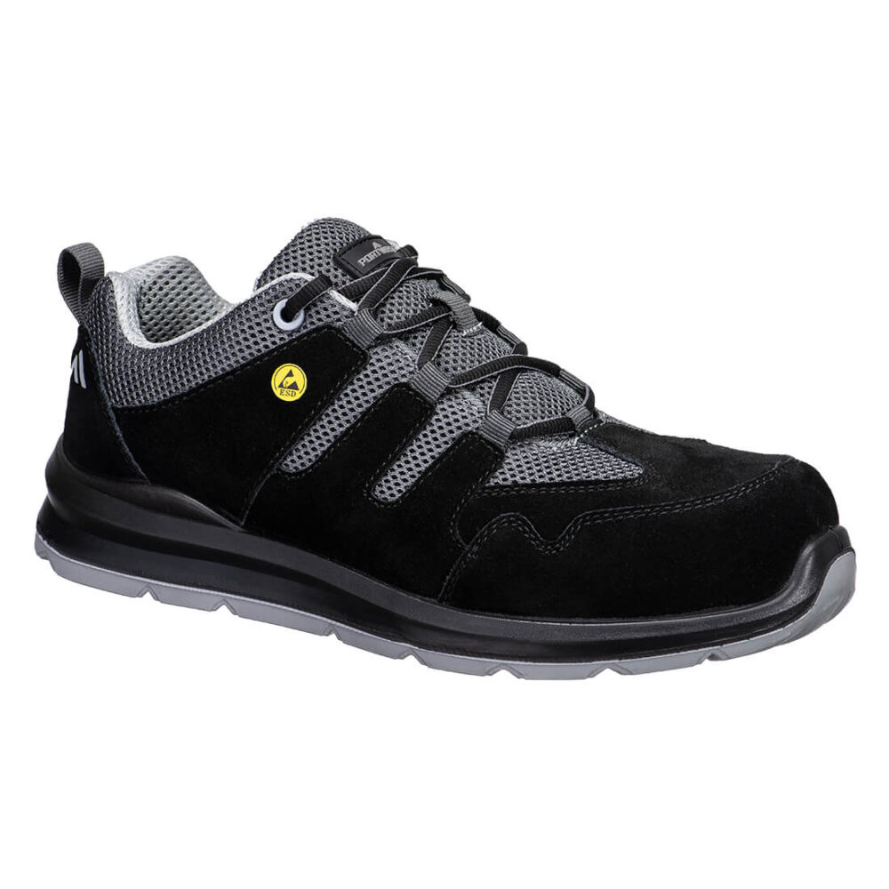 Półbut sportowy S1 ESD SR FO Composite — Czarny / Szary