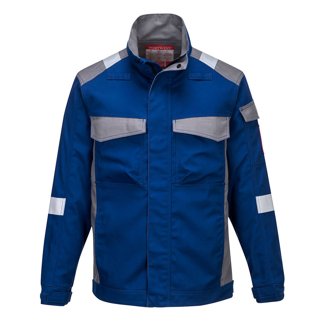 Bluza dwukolorowa Bizflame Industry — Królewski Niebieski