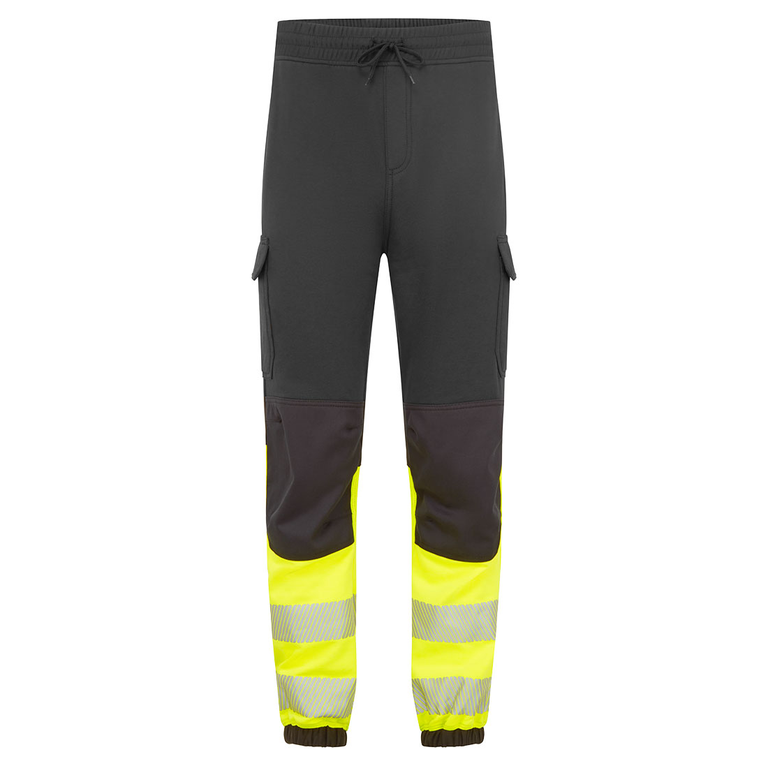 Spodnie trudnopalne Jogger PW3 Modaflame klasa ostrzegawcza 1 — Czarny / Żółty