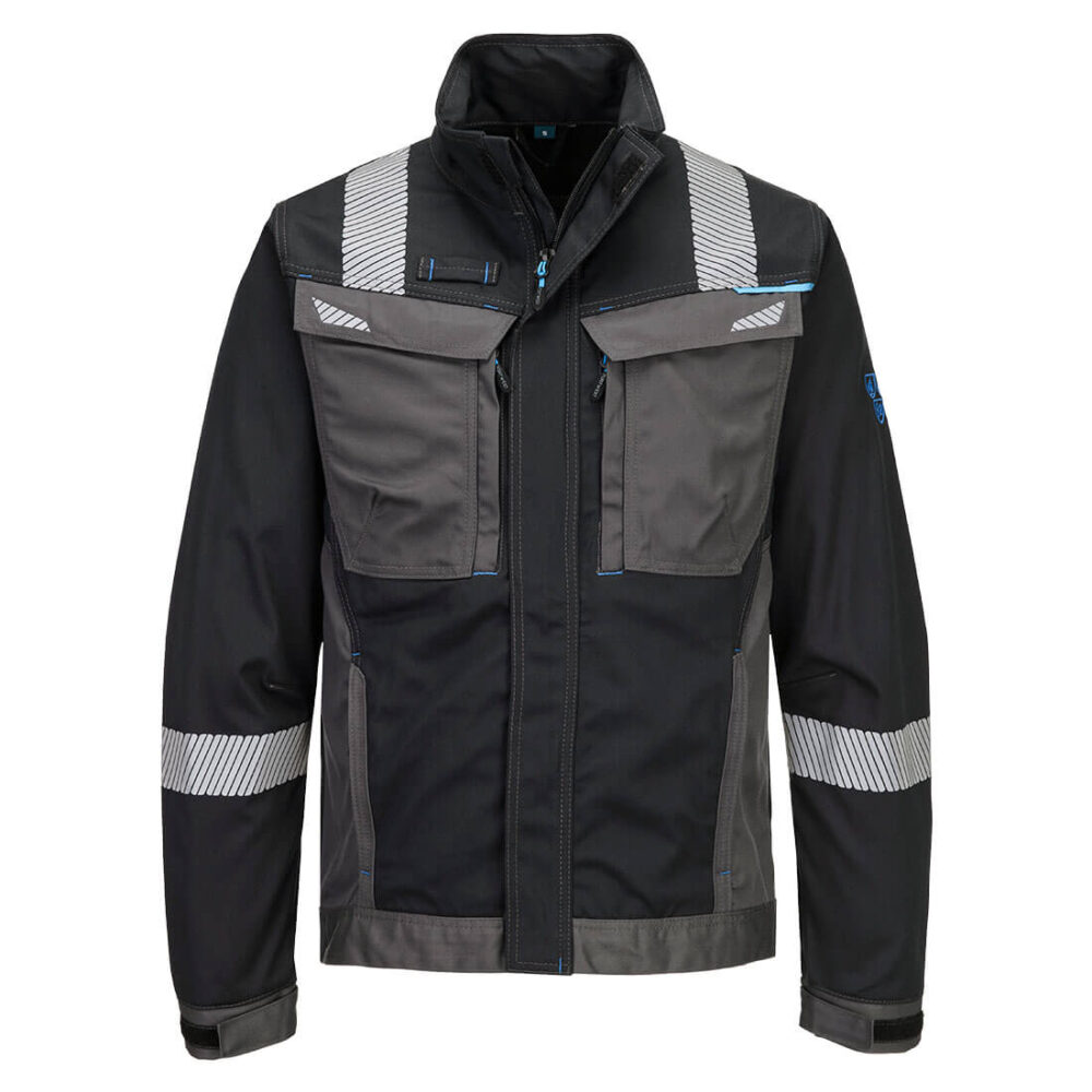 Trudnopalna bluza multiochronna WX3 Modaflame — Czarny