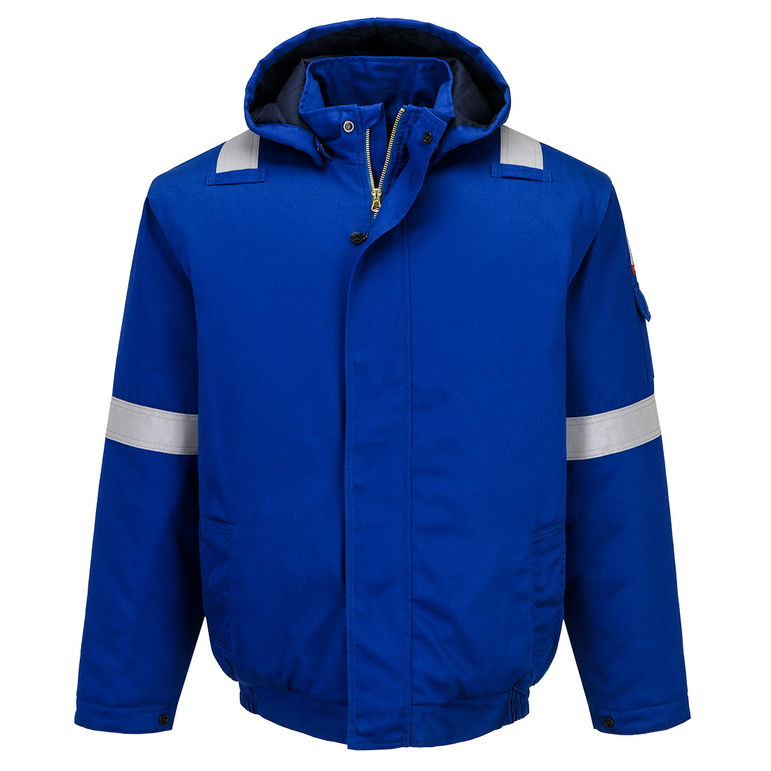 Kurtka ocieplana Bomber Bizflame Work+ FR — Królewski Niebieski
