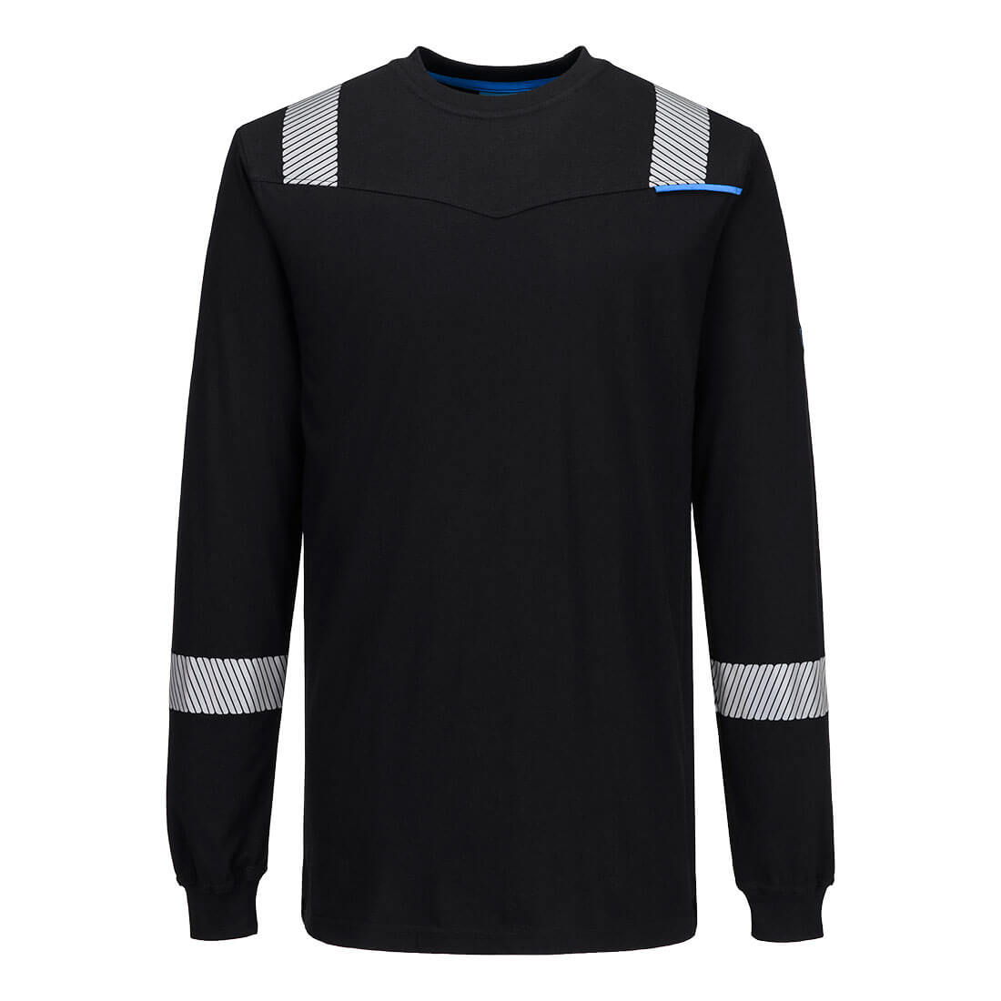 WX3 Modaflame Knit FR Long Sleeve T-Shirt — Czarny