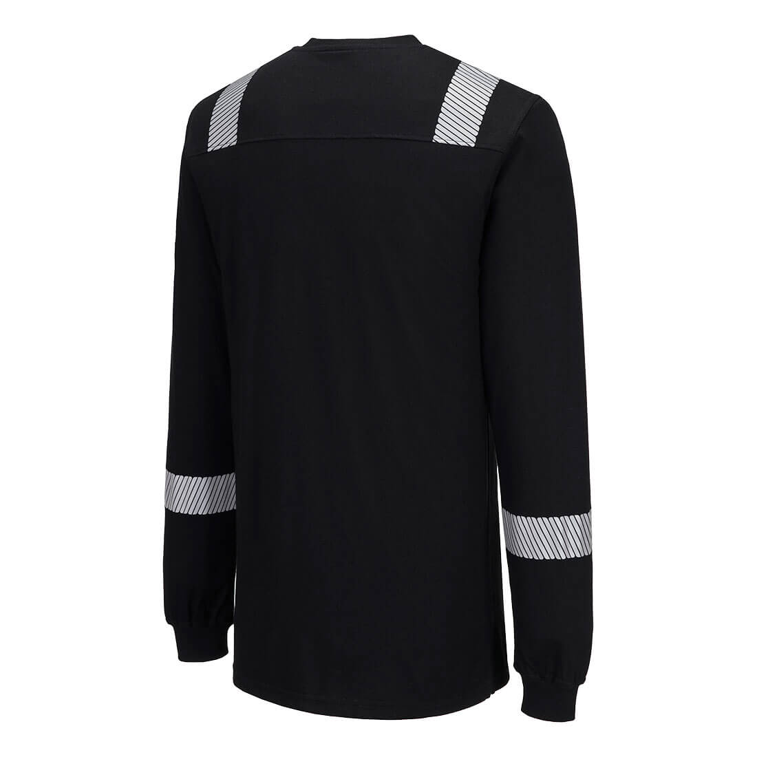 WX3 Modaflame Knit FR Long Sleeve T-Shirt — Czarny - obrazek 3