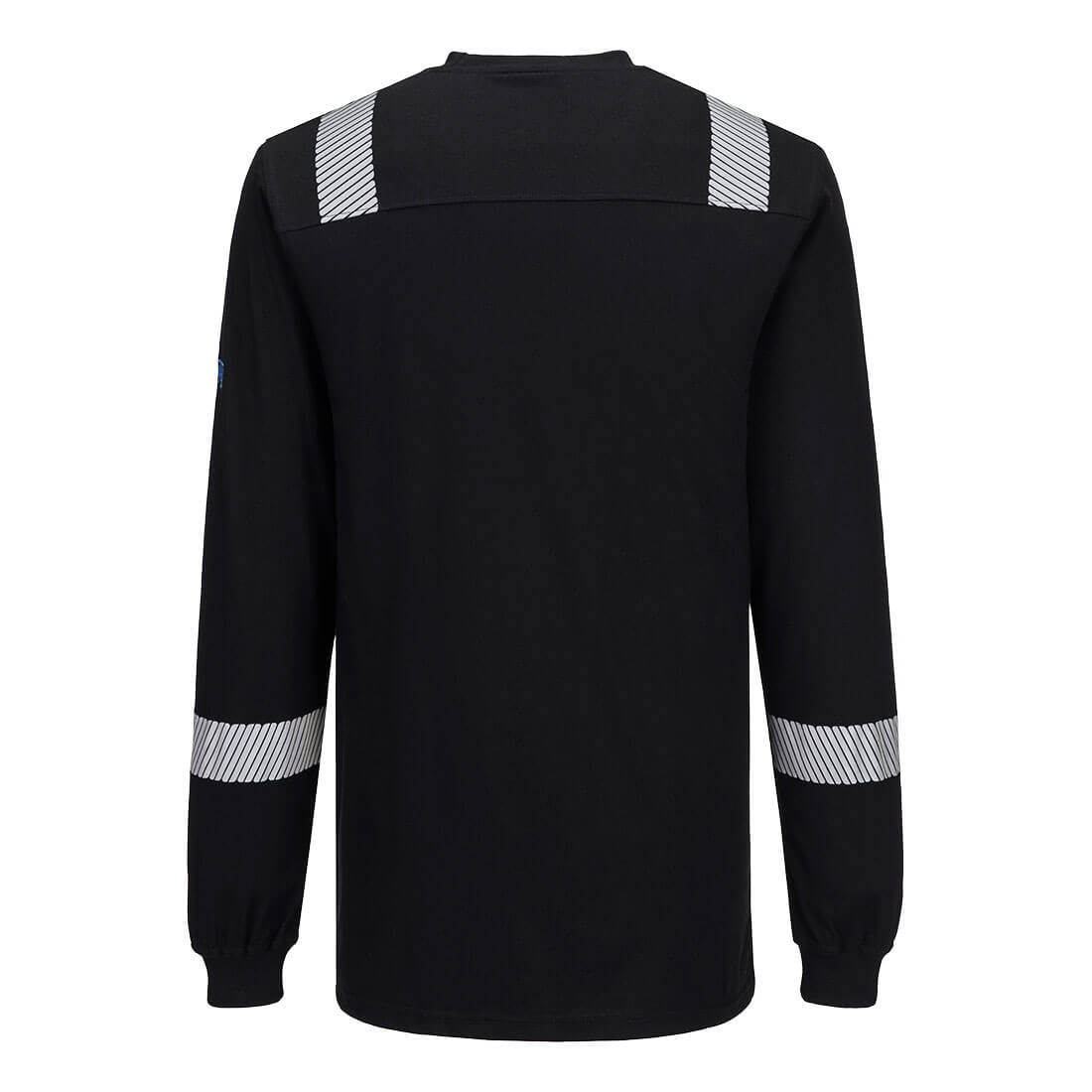 WX3 Modaflame Knit FR Long Sleeve T-Shirt — Czarny - obrazek 2