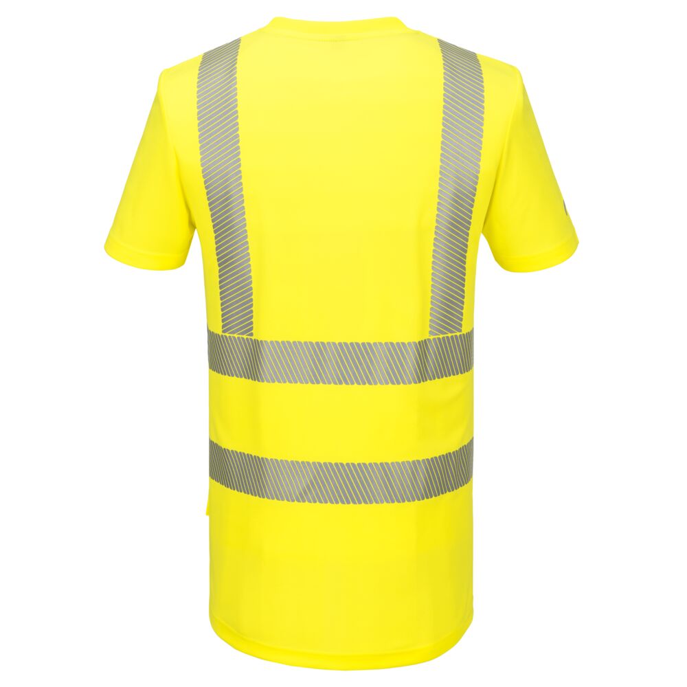 T-shirt ostrzegawczy KX3 Sports — Żółty - obrazek 2