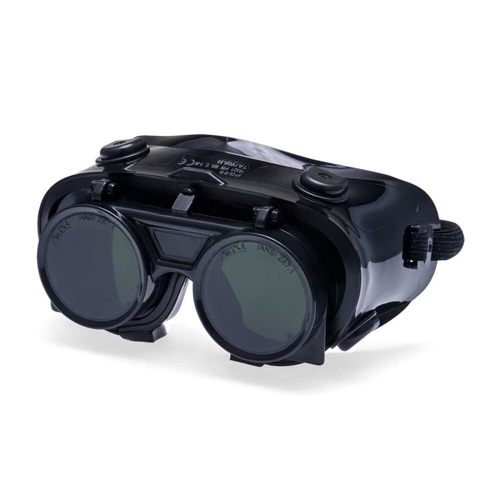 Gas Welding Goggles — Butelkowozielony