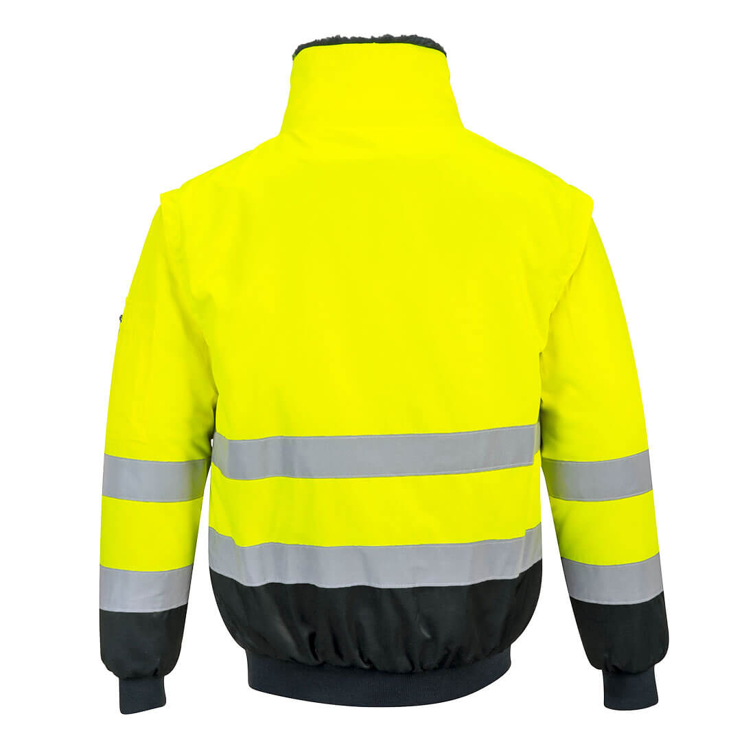 Kurtka ostrzegawcza Pilot 3w1 — Yellow/Black - obrazek 2